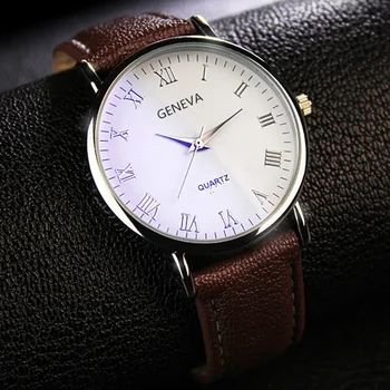 Мужские часы Модные тонкие часы Простые мужские деловые кожаные кварцевые часы повседневные наручные часы Relogio Masculino