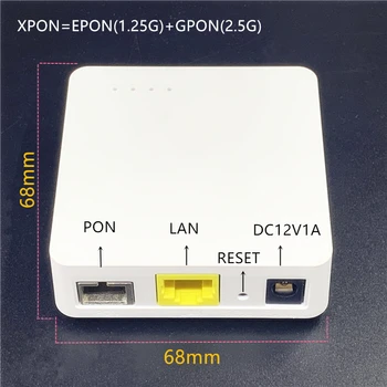 Minni ONU Английский 68 мм XPON EPON1.25G/GPON2.5G G/ EPON ONU FTTH модем G/ EPON совместимый маршрутизатор английская версия ONU MINI68*68 мм