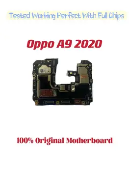 Оригинальная Разблокированная Основная Плата Для oppo A9 2020 Mainboard Материнская плата Разблокирована С Чипами и Гибким кабелем