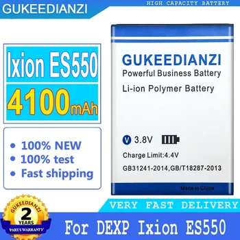 Новейший продукт 4100 мАч Высококачественная батарея Ixion для DEXP Ixion ES550 ES 550 Аккумуляторные батареи Bateria + Номер для отслеживания