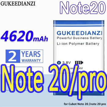 Аккумулятор большой емкости GUKEEDIANZI 4620 мАч для Cubot Note 20 Pro, 20Pro, Bateria