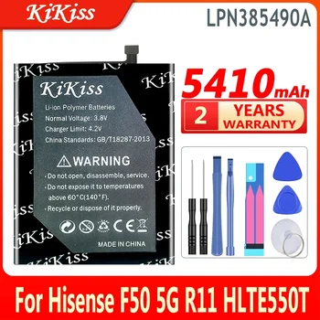 5410 мАч KiKiss Аккумулятор Высокой Емкости LPN385490A Для Hisense R11 HLTE550T HNR550T F50 5G Bateria