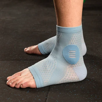 Носки для защиты лодыжек Увлажняющие Гелевые носки для пяток Многоразового использования Против трещин, Потрескавшейся кожи ног, Отшелушивающие средства для защиты ног