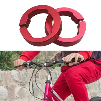 2шт Велосипедные кольца для захвата велосипеда, Модная замена, украшение из алюминиевого сплава, Фиксирующее кольцо на конце руля, аксессуары для велосипеда