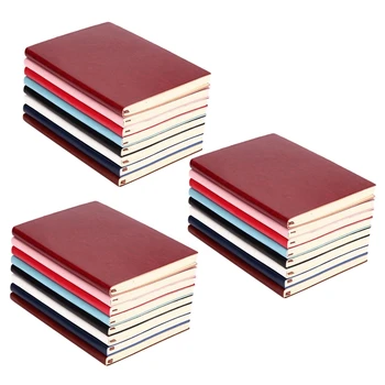 3X6 Цветов в случайном порядке Мягкая обложка из искусственной кожи Блокнот для записей Дневник на 100 страницах с подкладкой
