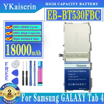 YKaiserin Аккумулятор EB-BT530FBC EB-BT530FBU EB-BT530FBE для Samsung GALAXY Tab 4 10,1 T530 SM-T531 SM-T533 SM-T535 SM-T537 18000mh