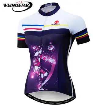 Weimostar 2024 Женская велосипедная майка Летняя майка для шоссейного велосипеда MTB с коротким рукавом, одежда для горного велоспорта, велосипедная рубашка Pro Team
