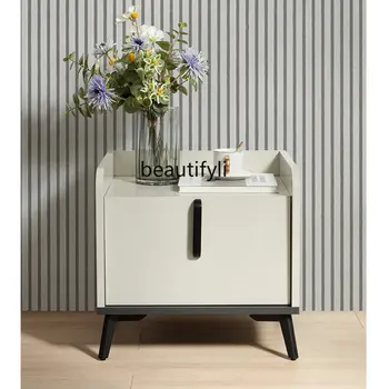 Современный минималистичный Прикроватный столик в Скандинавском стиле Многофункциональный Прикроватный Шкафчик для хранения мебели в Главной спальне для свадьбы