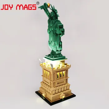 JOY MAGS Only Led Light Kit для 21042 Статуя Свободы Набор строительных блоков (не включает модель) Кирпичи Игрушки для Детей