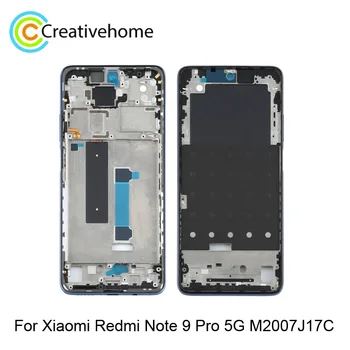 Оригинальная рамка ЖК-дисплея переднего корпуса для Xiaomi Redmi Note 9 Pro 5G M2007J17C