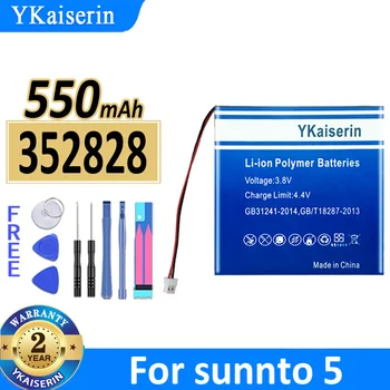 Аккумулятор YKaiserin емкостью 550 мАч 352828 для смарт-часов sunnto 5 sunnto5 spartan trainer cel Bateria