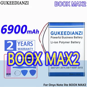 Аккумулятор GUKEEDIANZI Большой Емкости 6900 мАч Для Цифровых Аккумуляторов Onyx BOOX MAX2 MAX 2 2588158/Note lite Для Электронных Книг