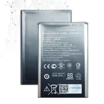 Аккумулятор для Asus Zenfone 2 Laser ZE601KL Selfie ZE550KL Z00LD Z011D ZD551K Z00UD C11P1501 3000 мАч Полный ZD551 K Bateria