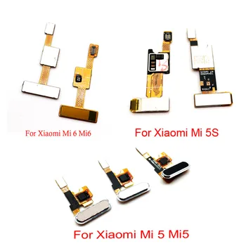 Новый Сканер Отпечатков Пальцев Гибкий Ленточный Кабель Для Xiaomi Mi 5 5s 6 Mi5 Mi5s Mi6 Touch Sensor ID Кнопка Возврата Домой В Сборе Запчасти