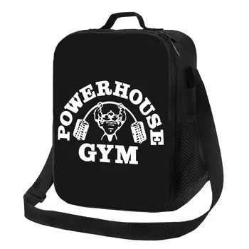 Powerhouse Gym Термоизолированная сумка для ланча для бодибилдинга, фитнеса, пополнения мышц, сумка для ланча для работы, учебы, путешествий, коробка для Бенто с едой