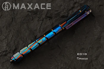 Maxace Judge 2 Высококачественная металлическая военно-тактическая ручка с головкой из вольфрамовой стали для аварийного разбивания стекла для самообороны EDC Принадлежности