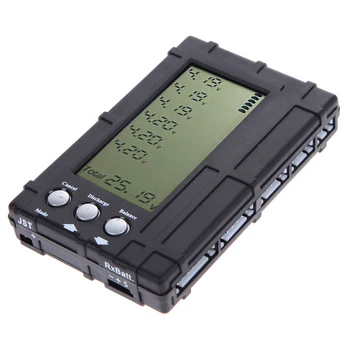 3 В 1 ЖК-радиоуправляемый разрядник аккумулятора, Балансировочный измеритель, тестер для измерителя напряжения батареи Lipo Li-Fe 2-6 S