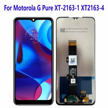 ЖК-дисплей С Сенсорным Экраном Digitizer В сборе Для Motorola Moto G Pure XT2163-1 XT2163-2 XT2163-2PP XT2163-6 XT2163-7