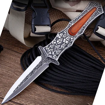 Новые высококачественные Дамасские Карманные тактические ножи со складным лезвием, Ножи для выживания, Спасательные инструменты, Охотничьи Боевые Уличные ножи, Инструменты