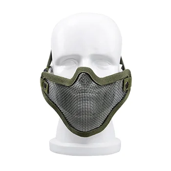 Камуфляжная защита из металлической сетки, тактическая армейская маска для страйкбола, 3 цвета, спортивная безопасность, 1ШТ