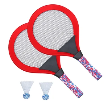 1 комплект пластиковых теннисных ракеток Спорт на открытом воздухе Игрушка-теннисная ракетка с подсветкой