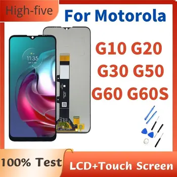 Оригинал Для Motorola Moto G10 G20 G30 ЖК-дисплей С Сенсорным Экраном Дигитайзер С Рамкой Для Moto G50 G60S G100 Замена Дисплея