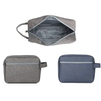 Дорожная сумка для туалетных принадлежностей с ручкой, водонепроницаемая мужская сумка для бритья большой емкости, легкие портативные сумки для хранения косметики