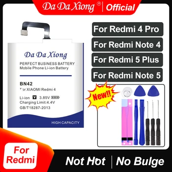 Аккумулятор Высокой Емкости BN40 BN41 BN42 BN43 BN44 BN45 Для Xiaomi Redmi 5 Plus Pro Note4 Note5 Note2 4X Mi Note 5 4 2 + Бесплатные Инструменты