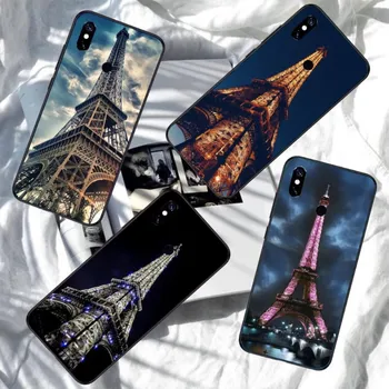 Париж Эйфелева Башня Чехол Для Телефона Xiaomi Redmi Note 12 11 10 9T Pro Redmi 12 10 9A 9C POCO X5 Мягкий Черный Чехол Для Телефона
