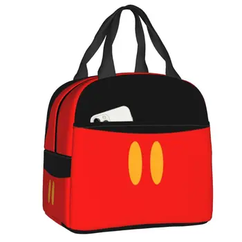 Изолированная сумка для ланча с аниме Микки для женщин, Сменный мультяшный кулер, Термальная коробка для ланча, офис, работа, школа