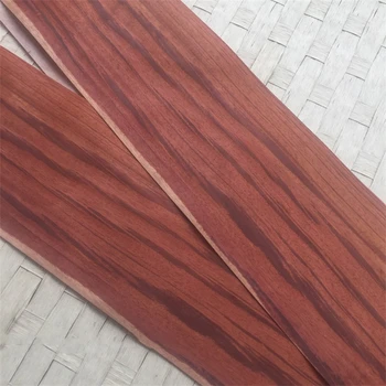 Натуральный шпон красного палисандра для мебели размером около 18 см x 2,5 м 0,2 мм Q / C