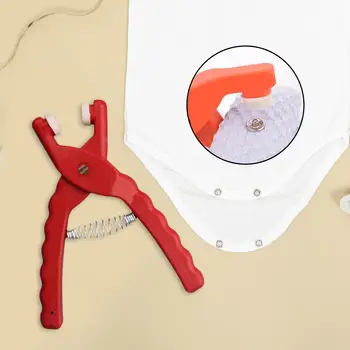 Защелкивающиеся плоскогубцы для защелкивающейся застежки Пластиковый инструмент для крепления пуговиц 9,5 мм для одежды DIY-проектов