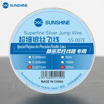 SUNSHINE SS-007E 0,007 мм 0,009 мм Flying Line Jump Wire Для Процессора Мобильного Телефона Fingerprint Touch Специализированный Ремонт Flying Line