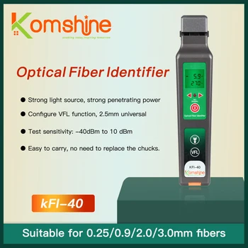 Komshine-KFI-40 FTTH Идентификатор живого волокна Подходит для детектора волокон длиной 800-1700 нм, кабельного тестера с функцией VFL