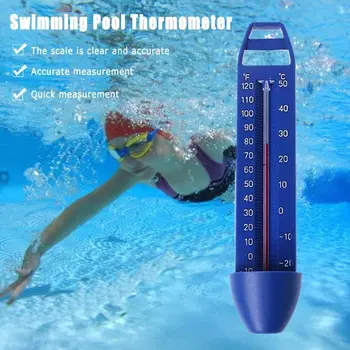 Прочный измерительный спа-термометр для бассейна, легко считываемый, плавающий термометр для воды, плавающий