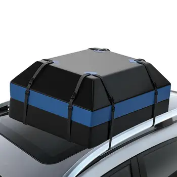 Сумка для переноски на крыше автомобиля, сумка для перевозки грузов, сумка для перевозки грузов на крыше автомобиля, 15 кубических футов, водонепроницаемая сумка для защиты крыши автомобиля от транспортных средств