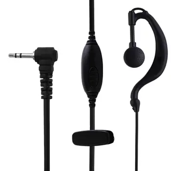 Профессиональная 2,5 мм G-образная ушная гарнитура с клипсой/Микрофон-наушник для Motorola Talkabout 2 Двухсторонняя радиосвязь Walkie Talkie