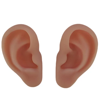 Набор для анатомической силиконовой акупунктуры уха человека, набор для наложения швов для учебных пособий
