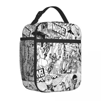 Изолированные сумки для ланча Disney Super Hero, сумка-холодильник, Многоразовая Герметичная сумка-тоут, Ланч-бокс, сумка для бенто, работа на открытом воздухе