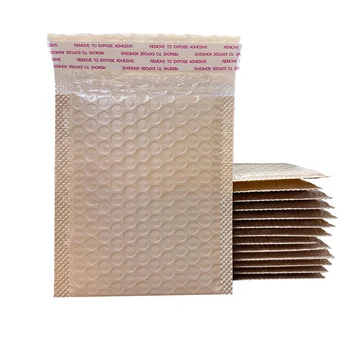 10шт 4 размера Маленький пузырчатый конверт для чая с молоком Пластиковые пузырчатые пакеты для упаковки ювелирных изделий Водонепроницаемые конверты с подкладкой Курьерские сумки