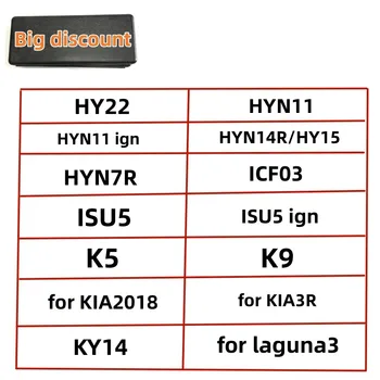 Lishi 2 В 1 HY22 HYN11 HYN14R/HY15 HYN7R ICF03 ISU5 K5 K9 для KIA2018 для KIA3R KY14