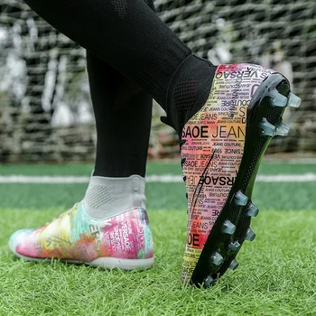 Прочные футбольные бутсы, уличная футбольная обувь Messi, Оптовые кроссовки для тренировочных матчей по футзалу, легкие размеры 35-45