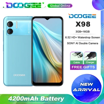 DOOGEE X98 Android 12 Телефон 6,52 