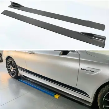 Для Mercedes-Benz W238 C238 Coupe E260 E300 E53 E63s 2016-2022 Боковые Панели Комплект Юбок Для Кузова Крышка для губ Из Углеродного Волокна