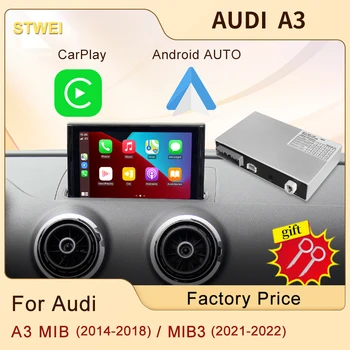 Беспроводной Apple CarPlay Для Audi A3 MIB 2014-2018 MIB3 2011-2022 Car Play Android Автоматическое Зеркало Заднего Вида Камера Заднего Вида
