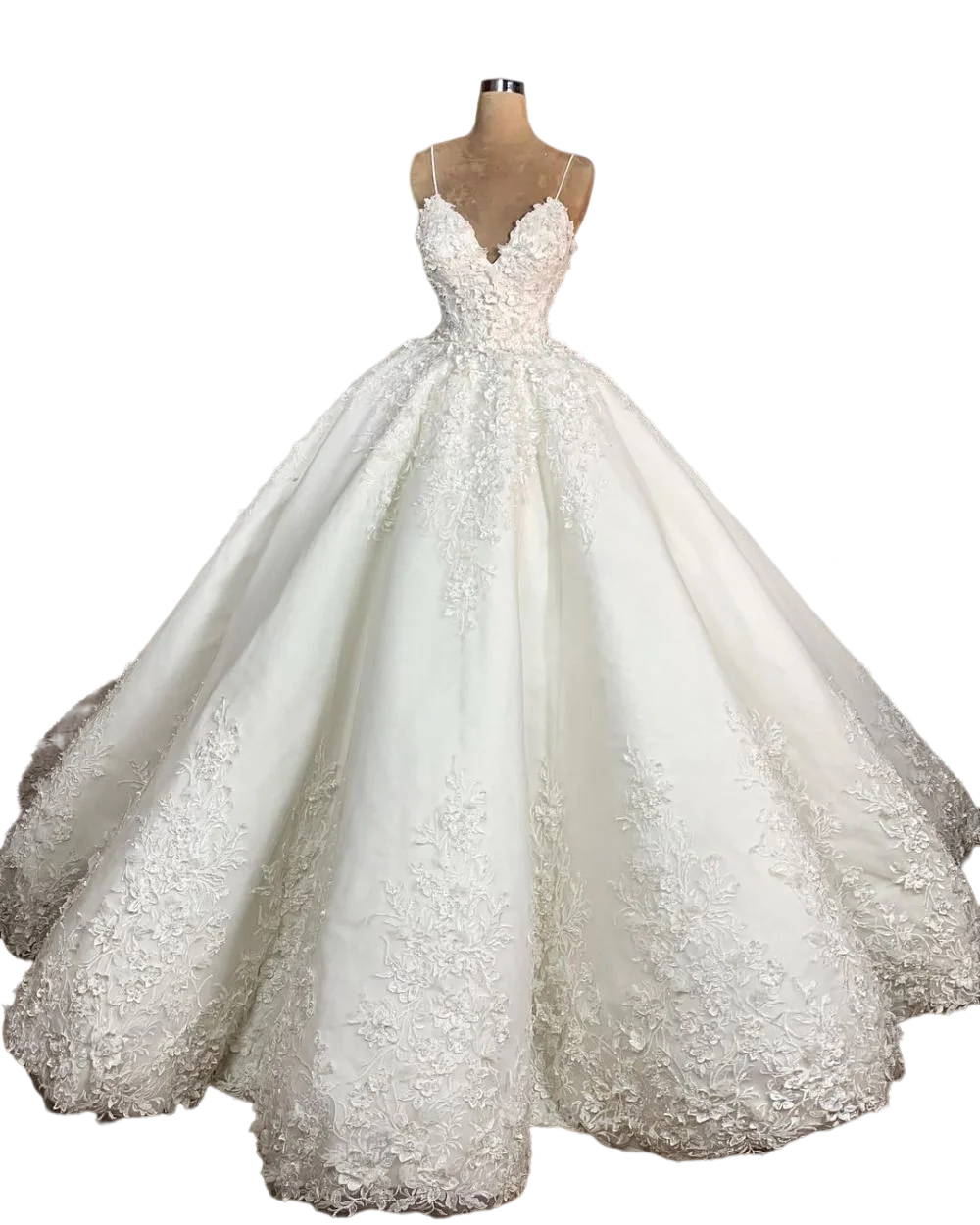 Бретельки-спагетти, кружевные аппликации, свадебные платья Vestido De Novia 2024, придворный шлейф, винтажные свадебные платья больших размеров